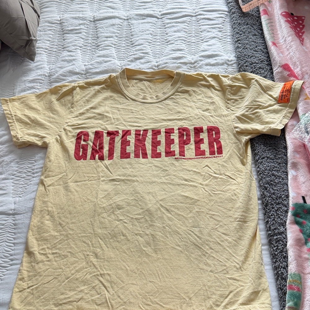 Neighborhood Yellow Gatekeeper Tee